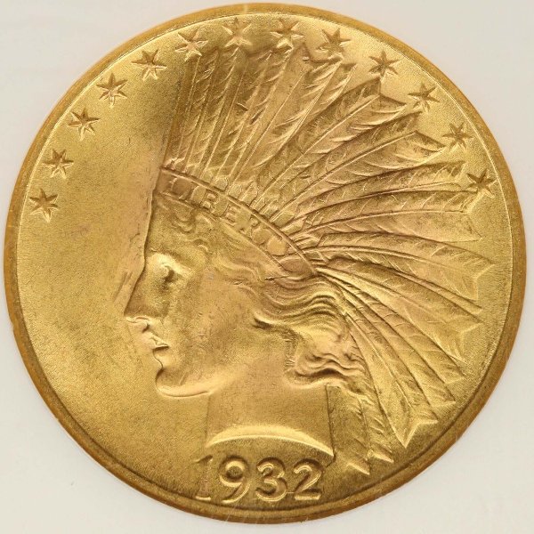1932-Gold-Eagle-In-NGC-Holder